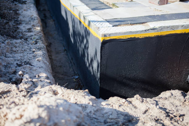 Professional Waterproofing technician working in North Salem, IN